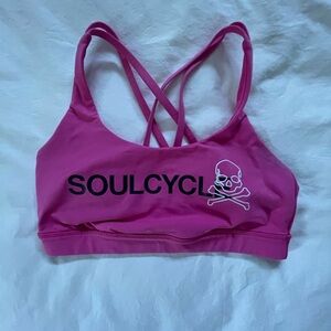 Lululemon SoulCycle Pink Sports Bra size 8